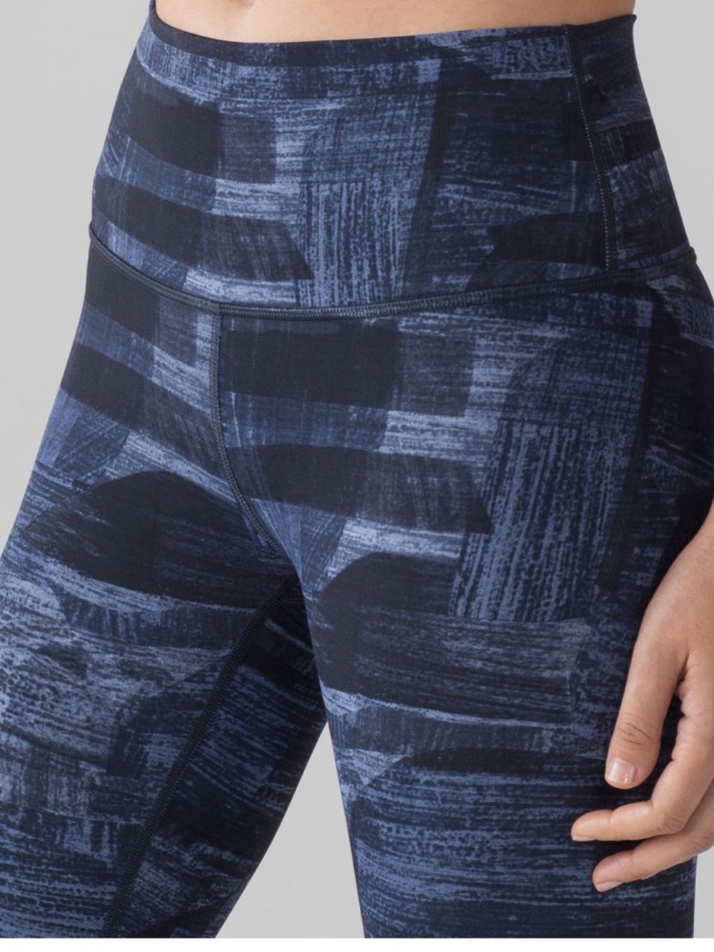 Lululemon Wunder Under Hi-Rise Tight 28" Size 6 Luxtreme Navy Multi - Picture 3 of 11